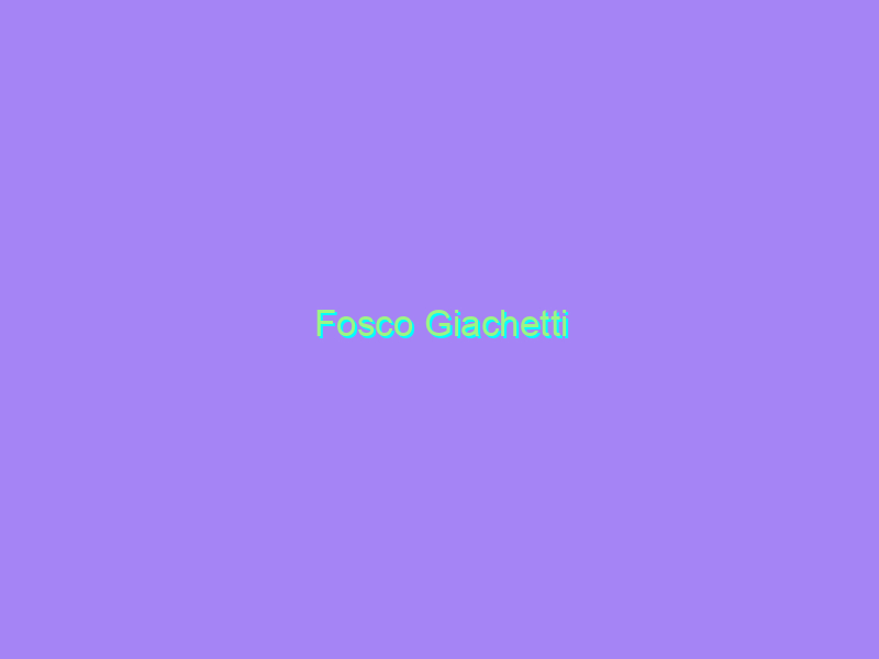 Fosco Giachetti