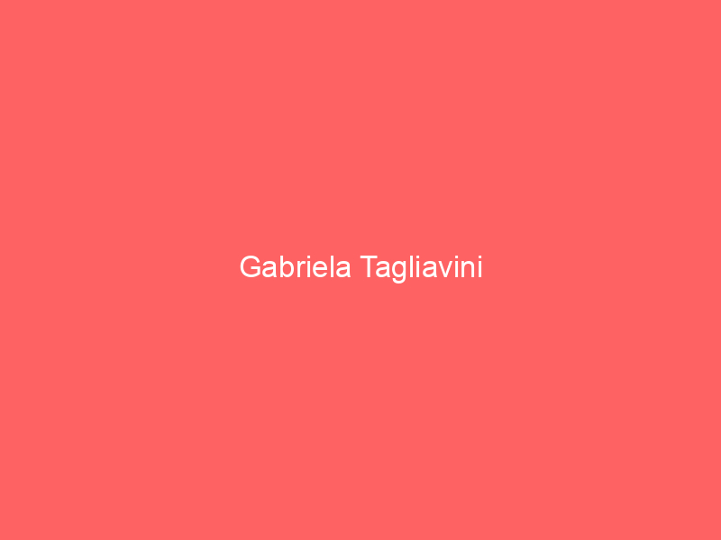 Gabriela Tagliavini