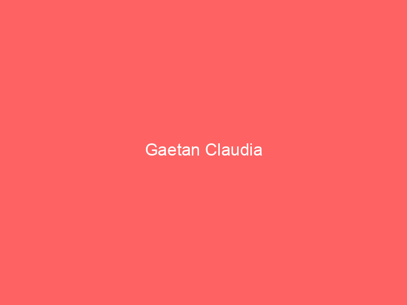 Gaetan Claudia