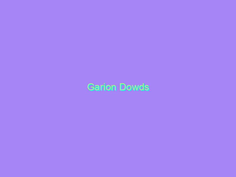 Garion Dowds