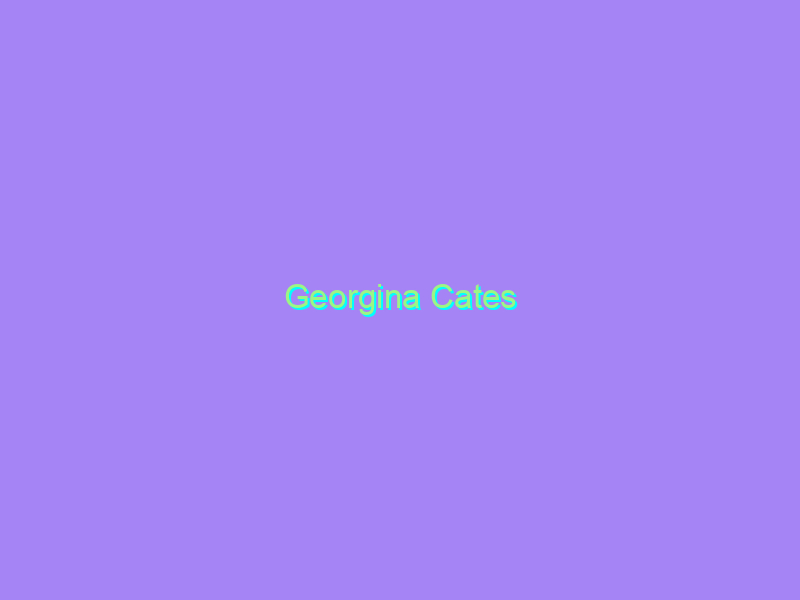Georgina Cates