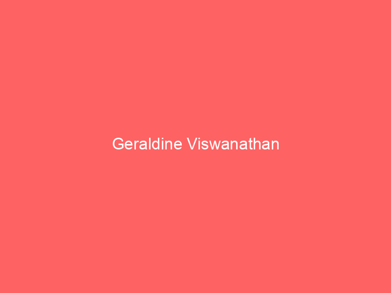 Geraldine Viswanathan