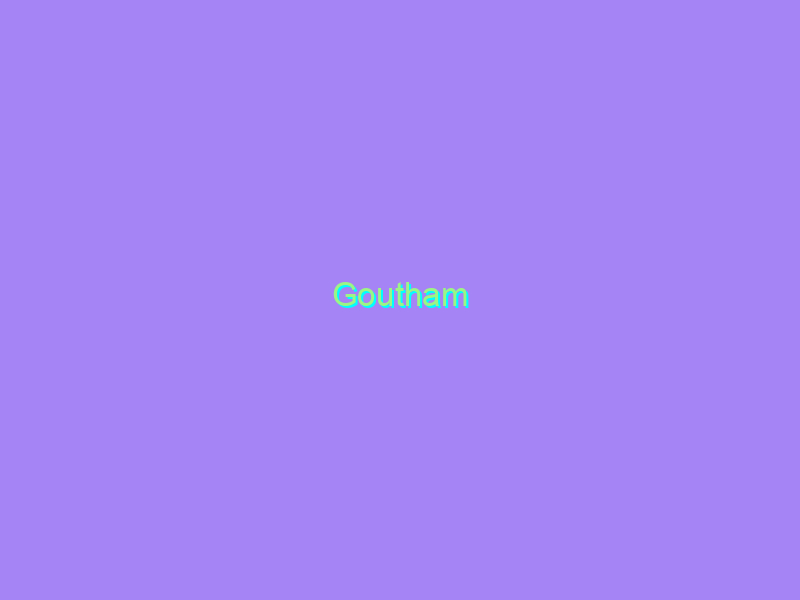 Goutham