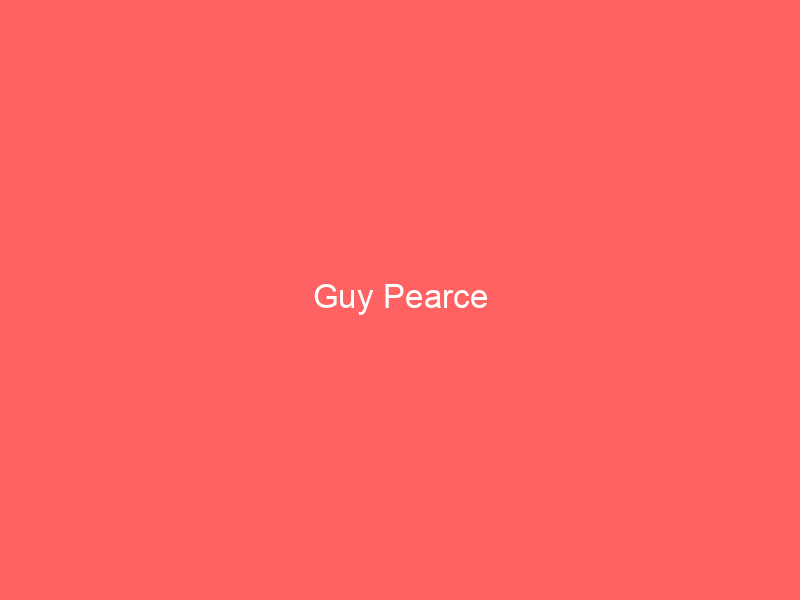Guy Pearce