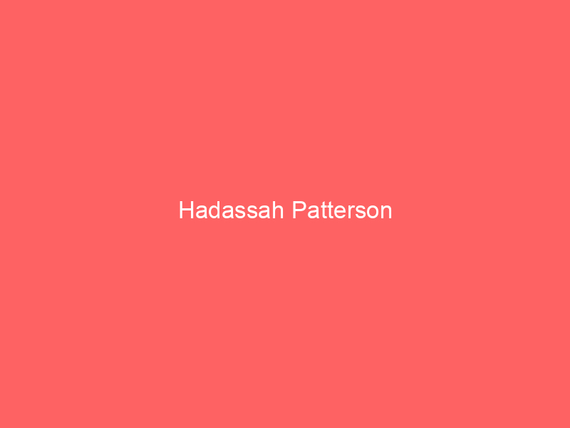 Hadassah Patterson