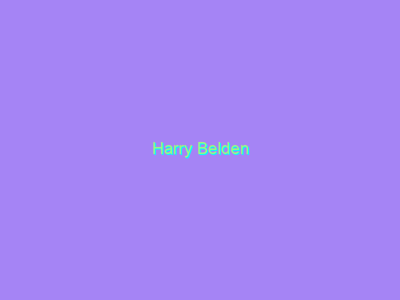 Harry Belden