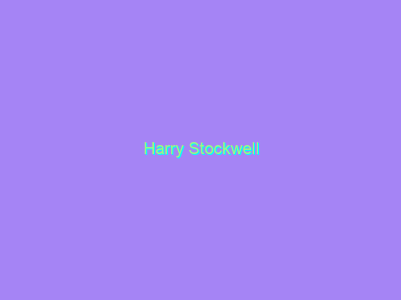 Harry Stockwell