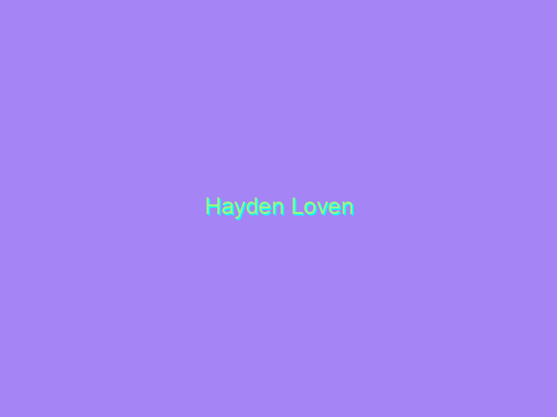Hayden Loven