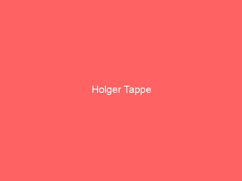 Holger Tappe