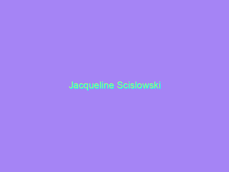 Jacqueline Scislowski
