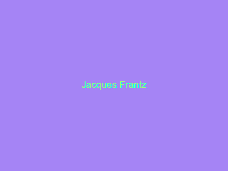 Jacques Frantz
