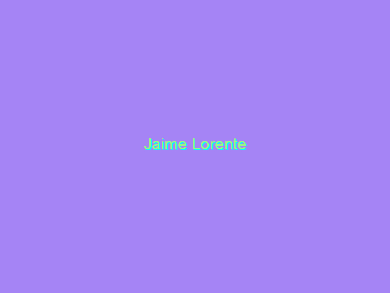 Jaime Lorente