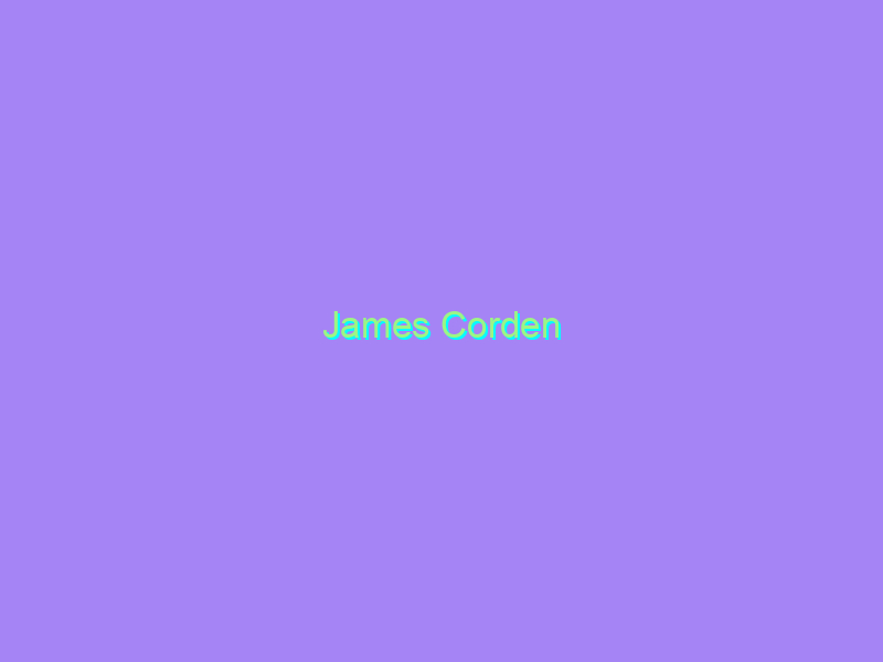 James Corden