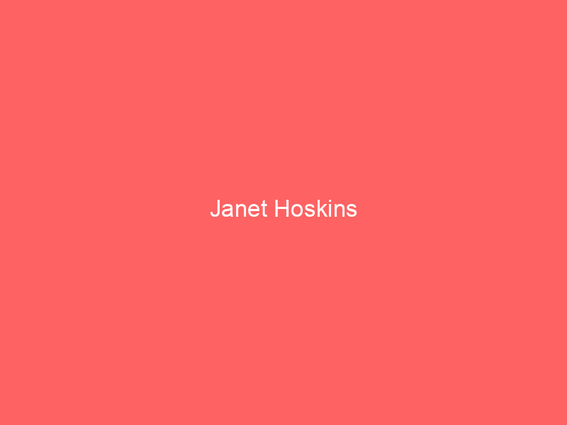 Janet Hoskins