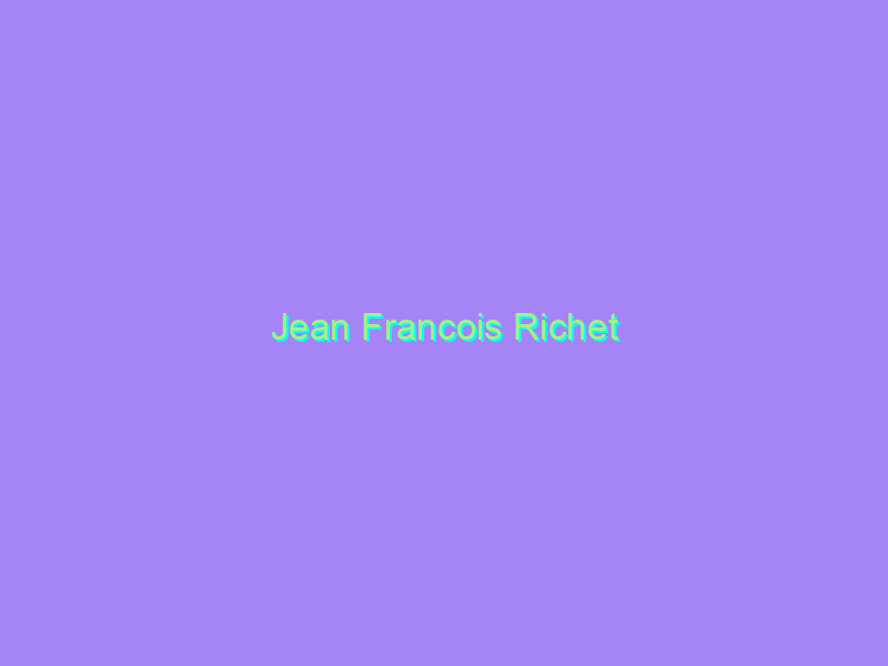 Jean Francois Richet