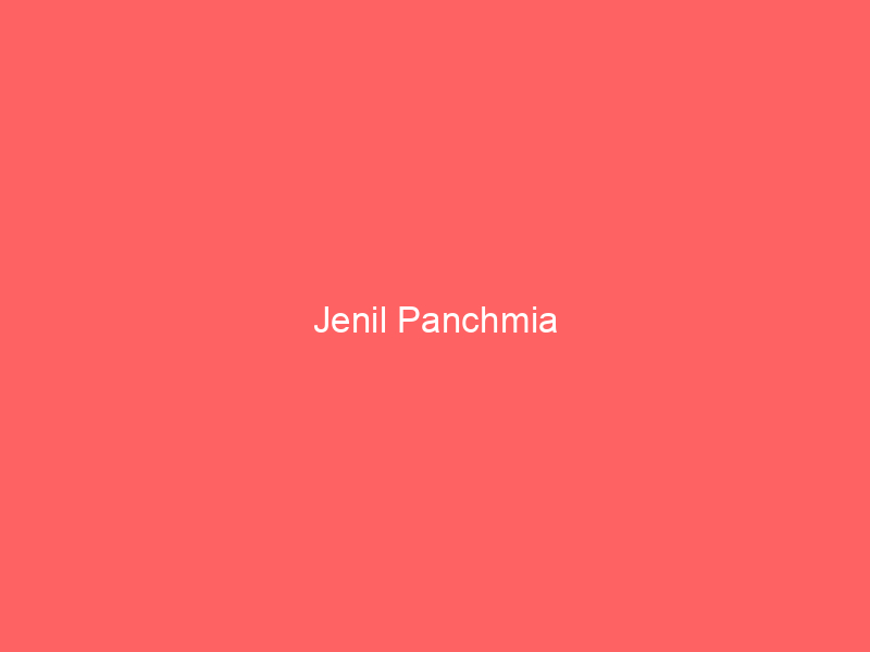 Jenil Panchmia