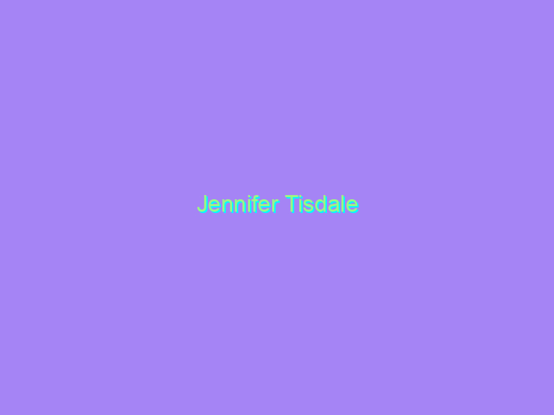 Jennifer Tisdale