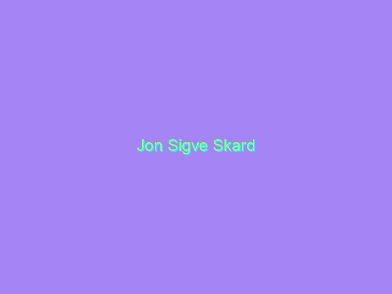Jon Sigve Skard