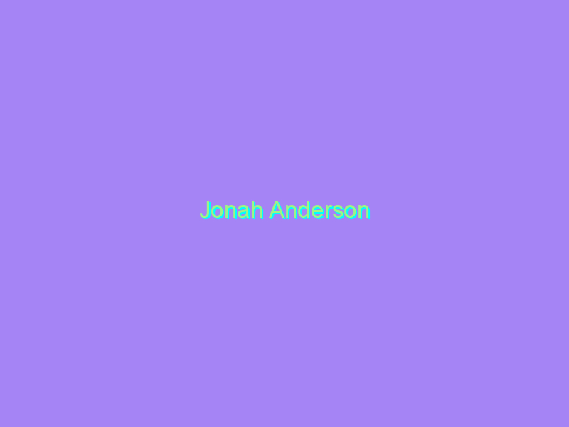 Jonah Anderson