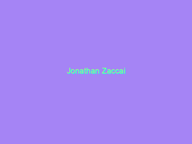 Jonathan Zaccai