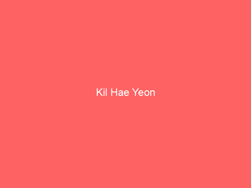 Kil Hae Yeon