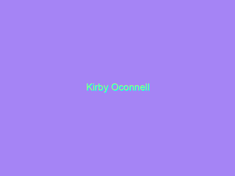Kirby Oconnell