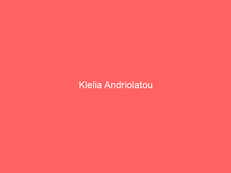 Klelia Andriolatou