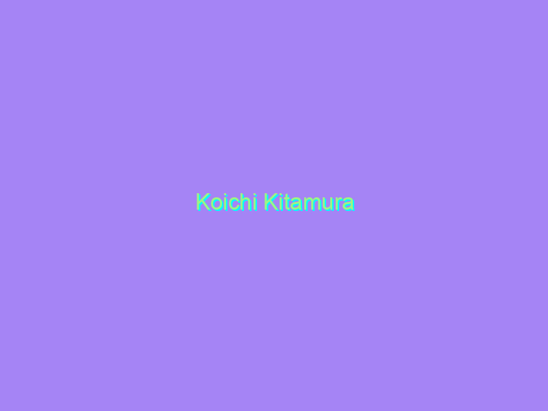 Koichi Kitamura