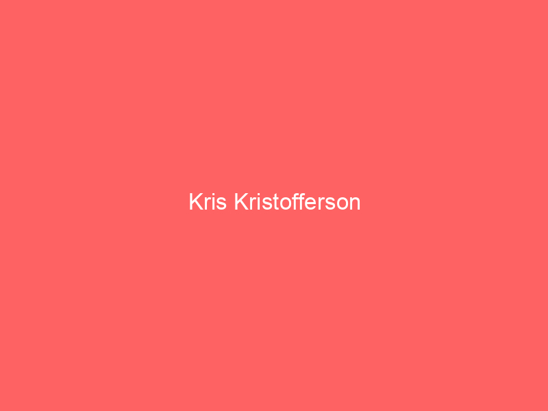 Kris Kristofferson