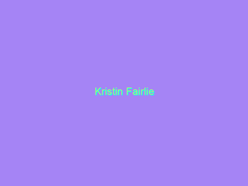 Kristin Fairlie