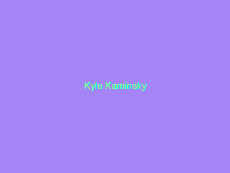 Kyle Kaminsky