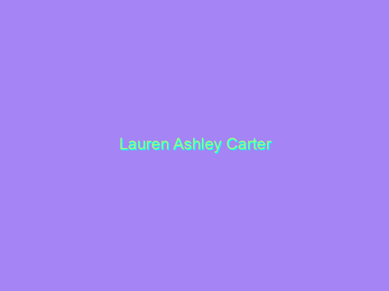 Lauren Ashley Carter