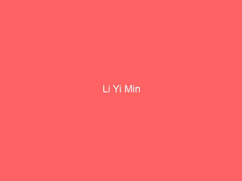 Li Yi Min