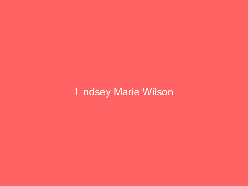 Lindsey Marie Wilson