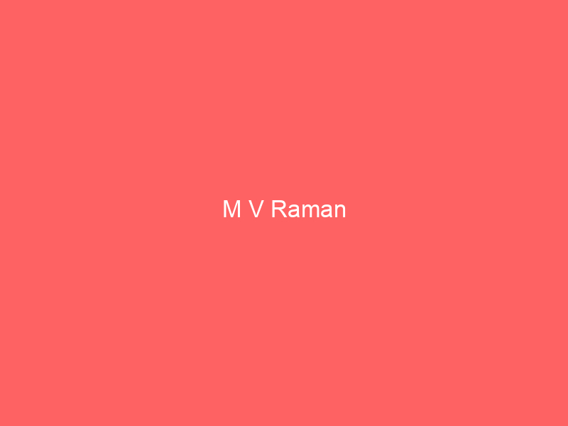 M V Raman