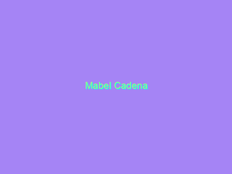 Mabel Cadena