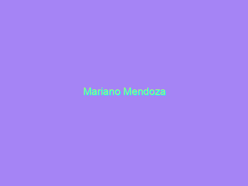 Mariano Mendoza