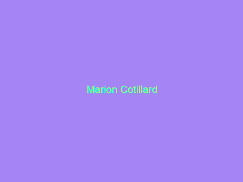 Marion Cotillard