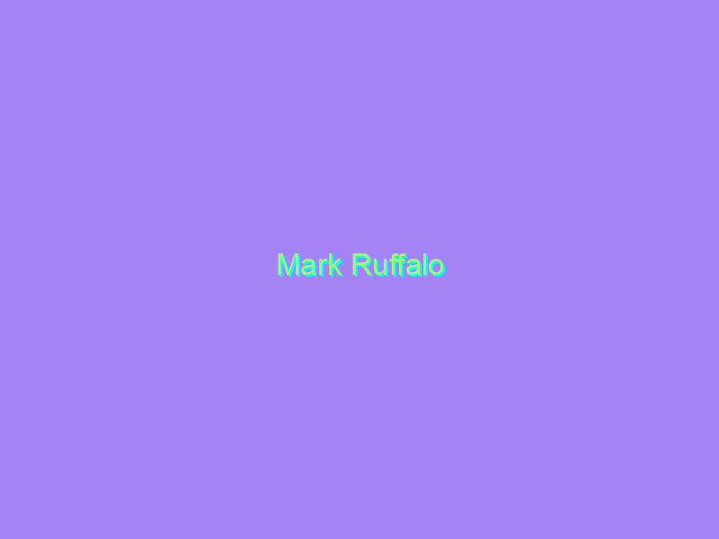 Mark Ruffalo