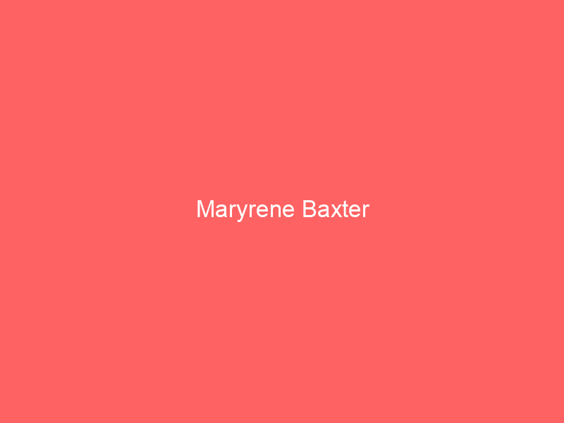 Maryrene Baxter