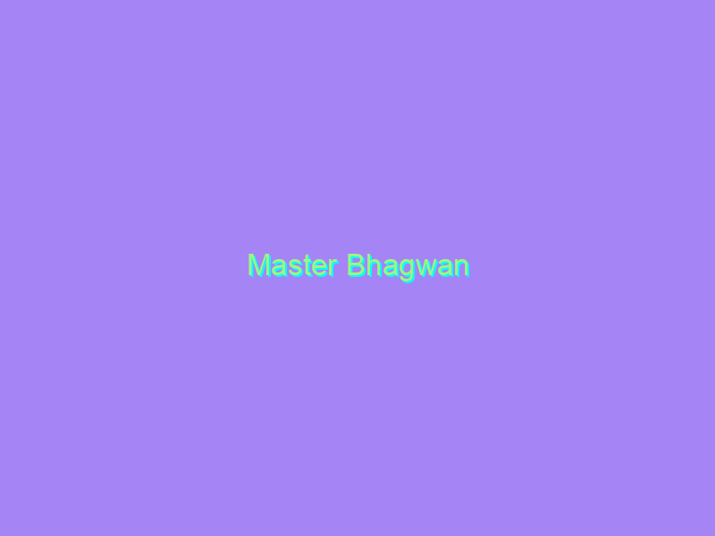 Master Bhagwan