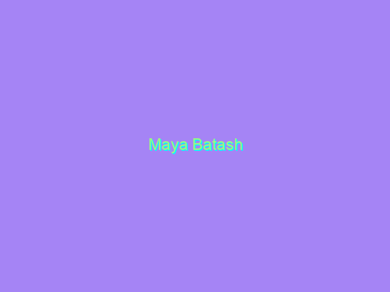 Maya Batash