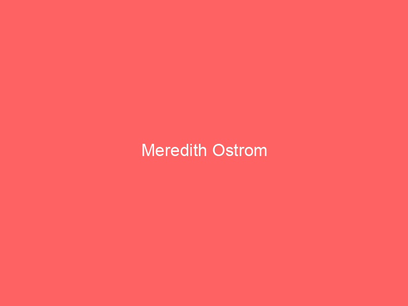 Meredith Ostrom