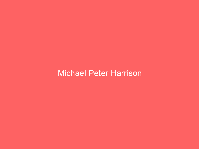 Michael Peter Harrison