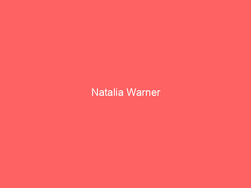 Natalia Warner