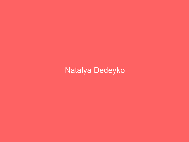 Natalya Dedeyko