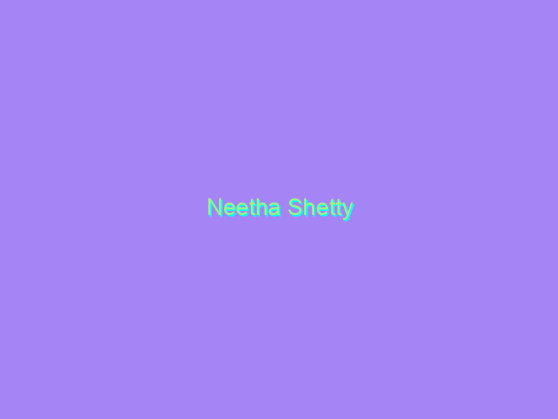 Neetha Shetty