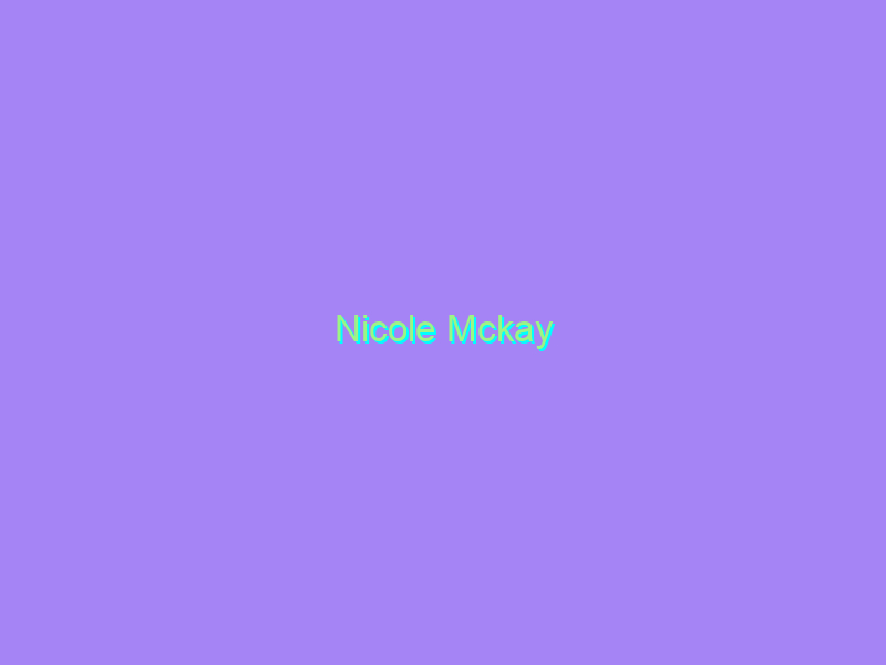 Nicole Mckay