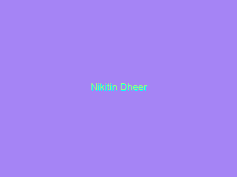 Nikitin Dheer
