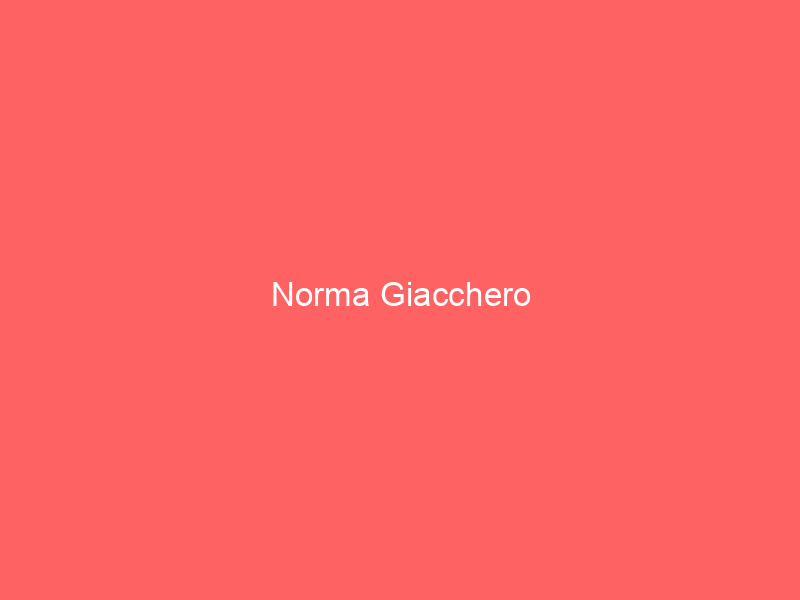 Norma Giacchero
